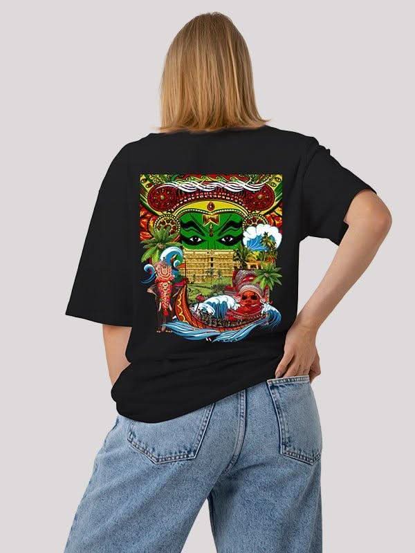 Coastal Cool Unisex oversized T-Shirt - Dark Mode